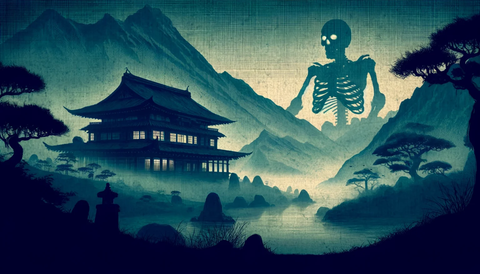 Gashadokuro: The Giant Skeleton of Endless Hunger